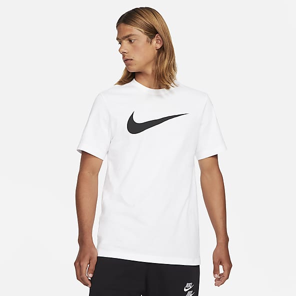 Mens Travel Ready White Graphic T Shirts. Nike